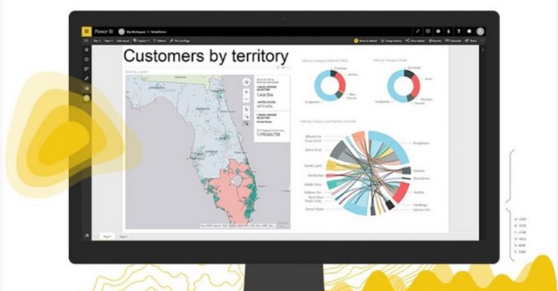 Объединяйте отчеты Power BI с картами Esri, публикуйте их на веб-сайте, в приложении или внутри вашей организации.