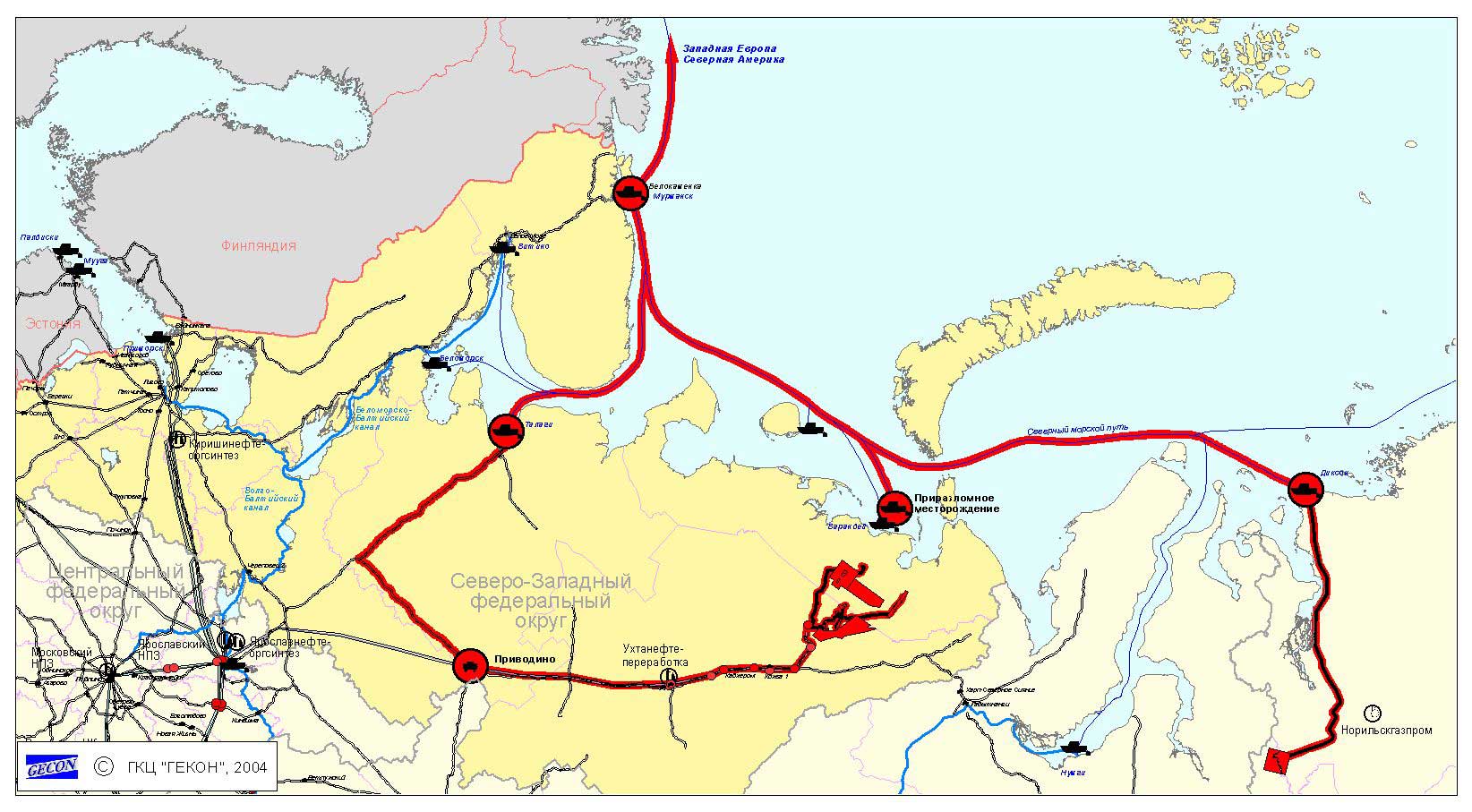 Западное направление красноярск. Транспортные пути европейского севера. Транспортные магистрали европейского севера. Морские пути европейского севера. Северный экономический район железные дороги.